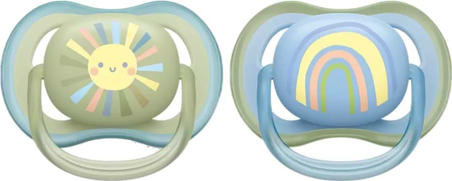 Ортодонтическая пустышка Philips Avent Ultra Air 0-6 мес ( SCF085/58) - Фото 1