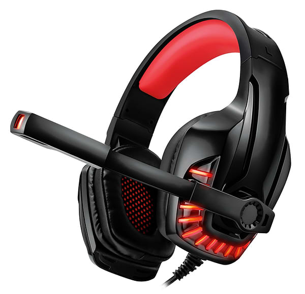 Фото - Гарнитура проводная игровая REAL-EL GDX-7650 Black/Red