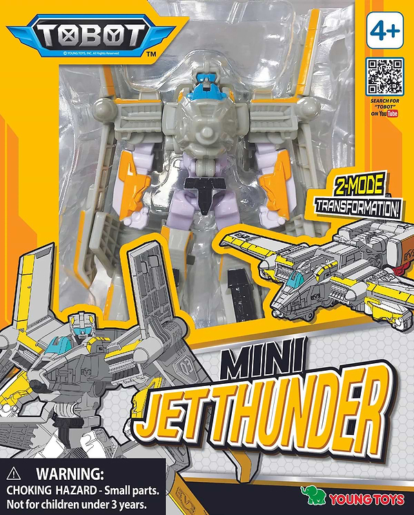 Фото - Машинка-трансформер TOBOT Детективи Галактики С3 міні Джет Тандер (301141)