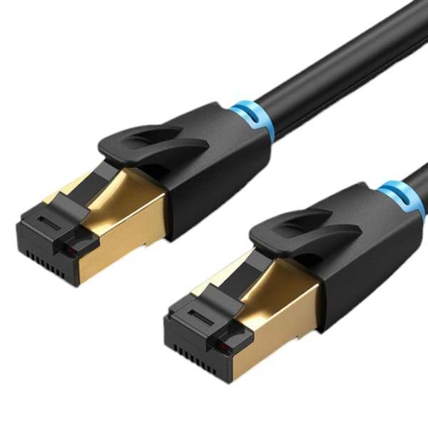 Кабель патч-корд Vention CAT 8 SFTP Ethernet, 0.5 m Black (IKABD)
