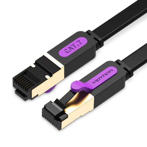Фото - Кабель патч-корд Vention CAT7 SSTP Ethernet, 10 m Black (ICABL)