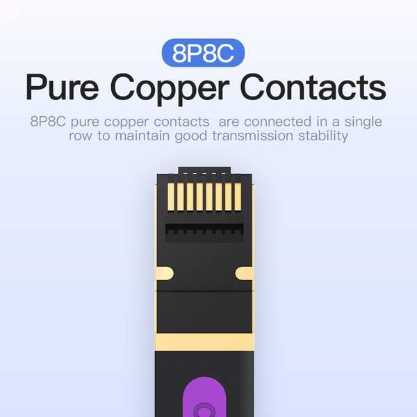 Фото - Кабель патч-корд Vention CAT7 SSTP Ethernet, 10 m Black (ICABL)