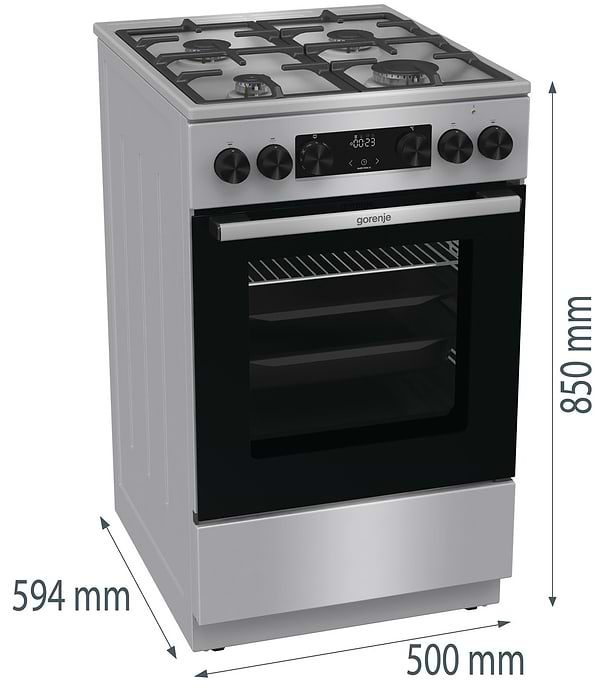 Фото - Плита газовая Gorenje GKS5C70HXF