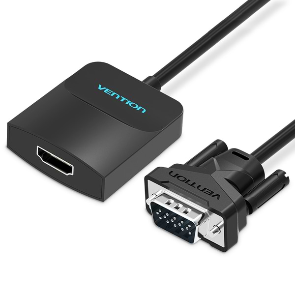Перехідник Vention VGA-HDMI 0.2 m(ACNBB)