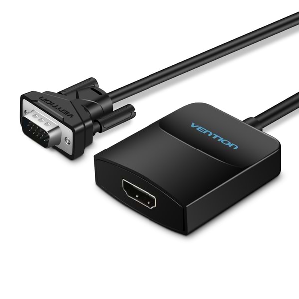 Фото - Перехідник Vention VGA-HDMI 0.2 m(ACNBB)