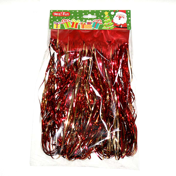 Фото - Мішура-штора YES! Fun для фотозони, l-50 см, h-270 см, черв.-золот. (980313) Фото - Мішура-штора YES! Fun для фотозони, l-50 см, h-270 см, черв.-золот. (980313)