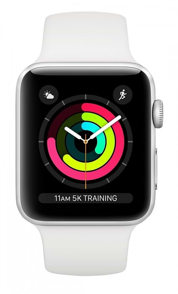 Фото - Смарт-годинник Apple Watch Series 3 38mm Silver Aluminium Case with White Sport Band