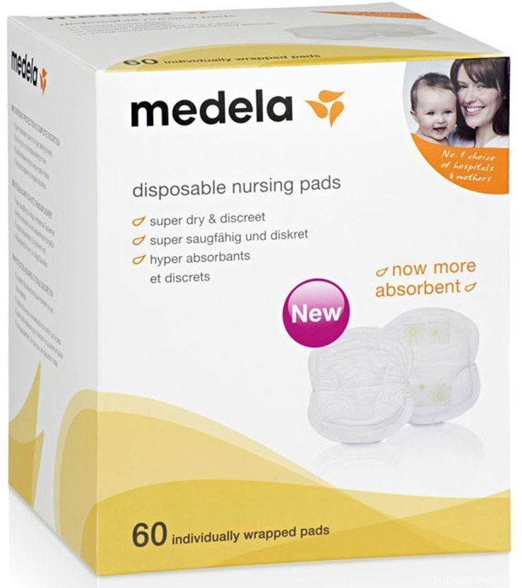 Фото - Прокладки для груди Medela Disposable Nursing Pads 60 шт. (008.0323)
