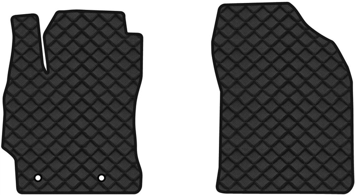 Килимки з екошкіри в салон авто передні EVAtech для Corolla (E16/E17) Toyota 2012-2018 11 покоління Sedan EU TY1668AV2TL2BBLB