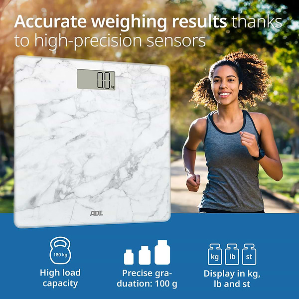 Фото - Весы напольные ADE Amina BE2306-5 White marble