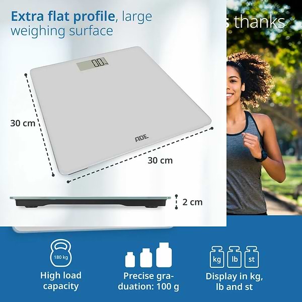 Фото - Весы напольные ADE Amina BE2306-3 Silvery