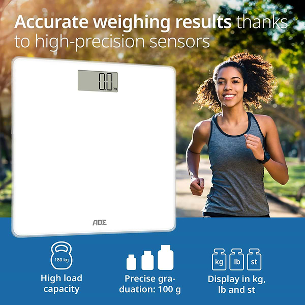 Фото - Весы напольные ADE Amina BE2306-2 білі