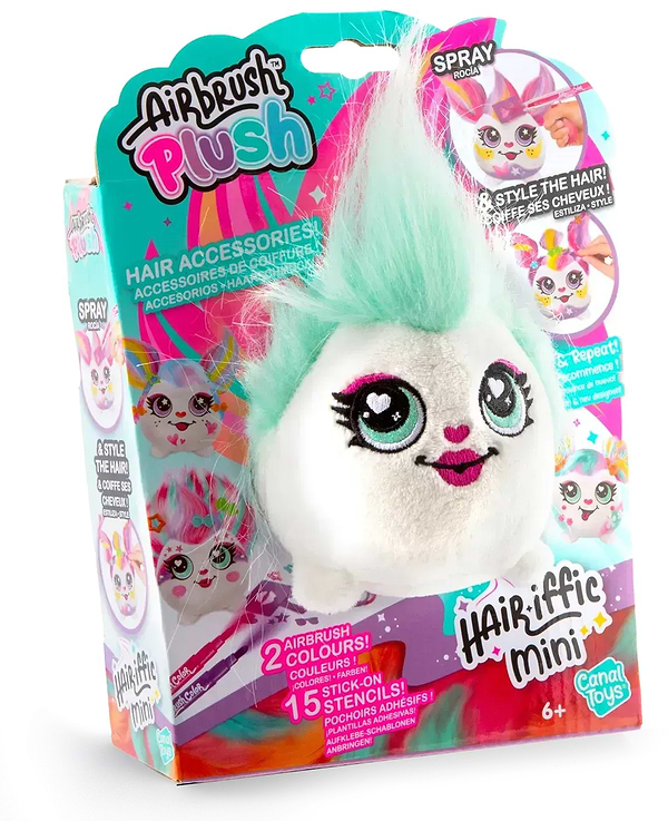 Фото - Набір для декупажу та розпису Canal Toys DIY AIRBRUSH PLUSH - Hair'iffic Зроби зачіску - Пош (AIR038/3)