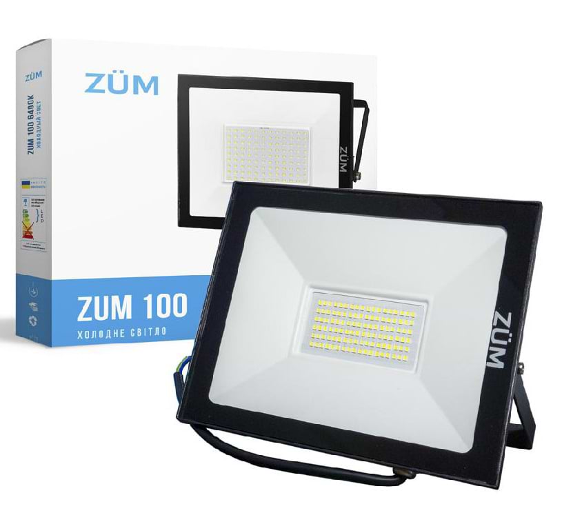 Світлодіодний прожектор ZUM 100 6400K (000057045)