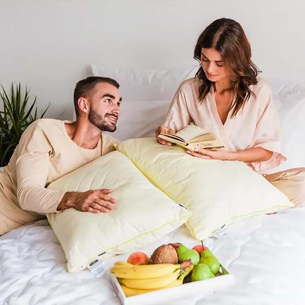 Фото - Подушка стандартная MirSon 1163 Carmela EcoSilk 50х70 см (2200001515475)