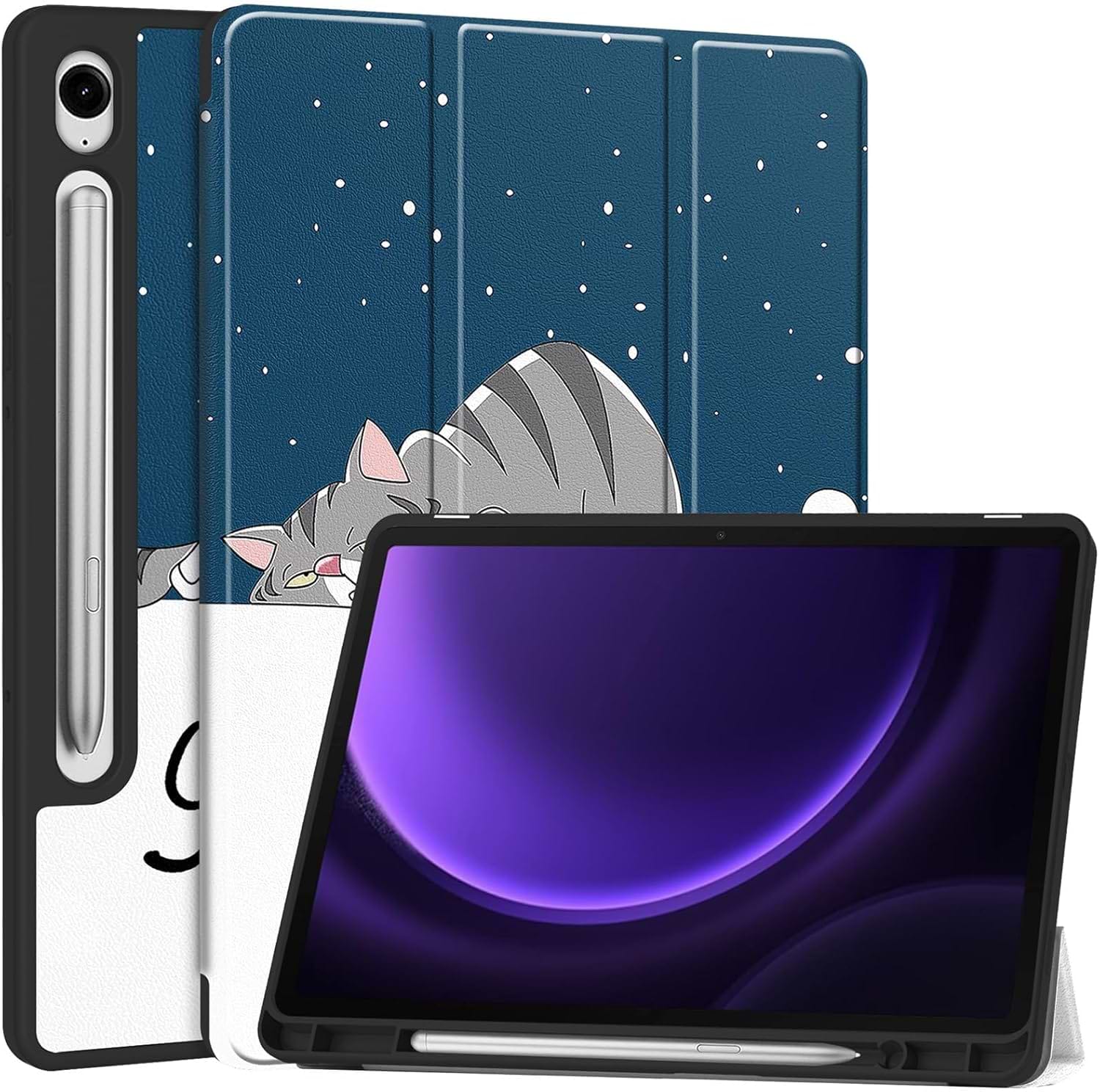 Чехол для планшета BeCover Flexible TPU Mate for Samsung Galaxy Tab S10 FE (SM-X520/SM-X526) 10.9" Good Night (713271)
