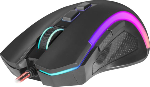 Фото - Миша дротова ігрова Redragon Griffin Black (75093)