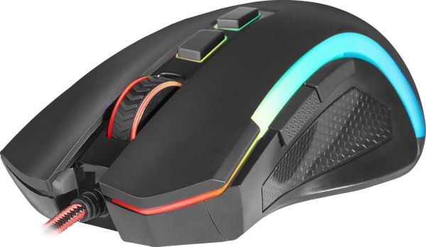 Фото - Миша дротова ігрова Redragon Griffin Black (75093)