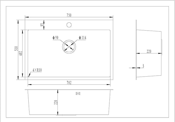 Фото - Мойка кухонная Gunter & Hauer Odenbach 7522 Black Honey