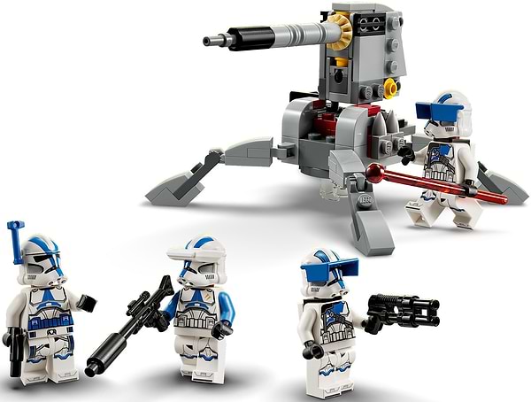 Фото - Конструктор LEGO Star Wars Боевой отряд бойцов-клонов 501-го легиона (75345)