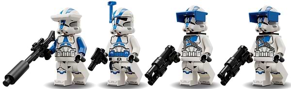 Фото - Конструктор LEGO Star Wars Боевой отряд бойцов-клонов 501-го легиона (75345)