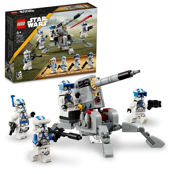 Фото - Конструктор LEGO Star Wars Боевой отряд бойцов-клонов 501-го легиона (75345)