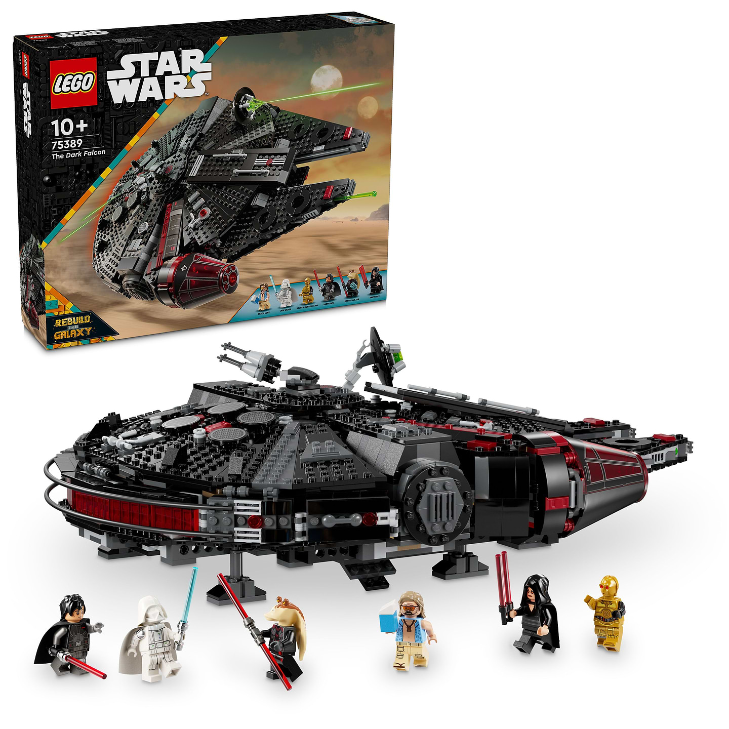 Конструктор LEGO Star Wars™ Темний сокіл (75389) - Фото 1
