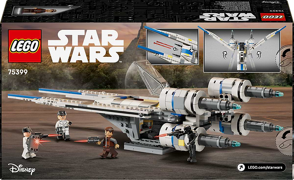Фото - Конструктор LEGO Star Wars Повстанческий истребитель U-Wing (75399)