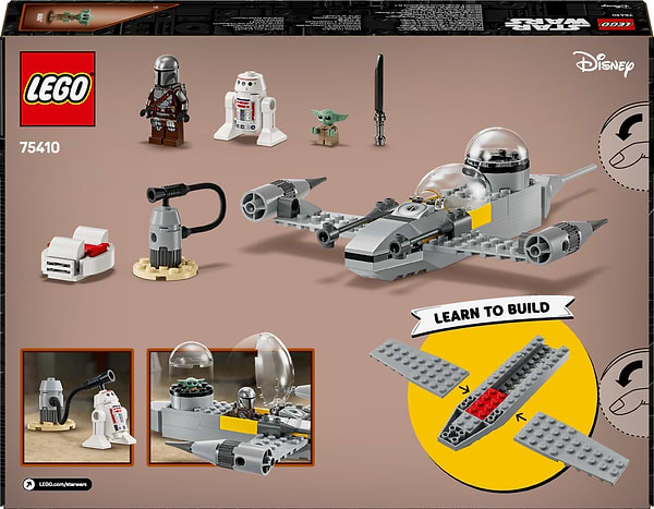 Фото - Конструктор LEGO Star Wars Звездный истребитель N-1 Мандо и Грогу (75410)