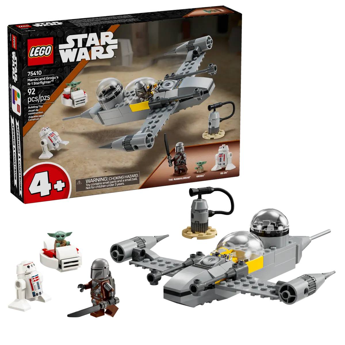 Конструктор LEGO Star Wars Зоряний винищувач N-1 Мандо й Ґроґу (75410) - Фото 1