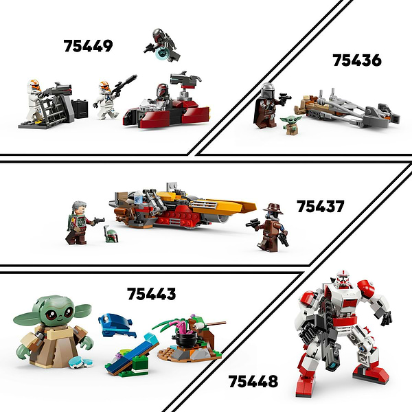 Фото - Конструктор LEGO Star Wars TM Спринтер Мандалорца и Грогу (75436)