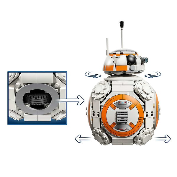 Фото - Конструктор LEGO Star Wars TM Дроид-астромеханик BB-8™ (75452)