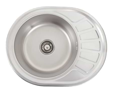 Мойка кухонная Platinum ДЕКОР 5745 (0,8/180 мм)