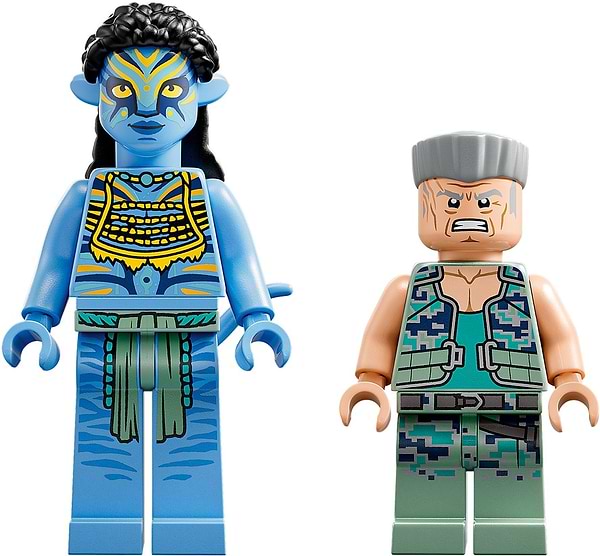 Фото - Конструктор LEGO Avatar Нейтири и Танатор против Куаритча в скафандре УМП (75571)