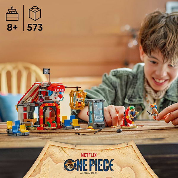 Фото - Конструктор LEGO ONE PIECE Цирковая палатка клоуна Багги (75637)