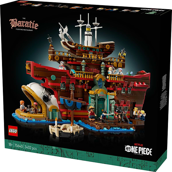 Фото - Конструктор LEGO ONE PIECE Плавучий ресторан «Барати» (75640)
