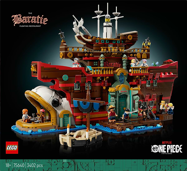 Фото - Конструктор LEGO ONE PIECE Плавучий ресторан «Барати» (75640)
