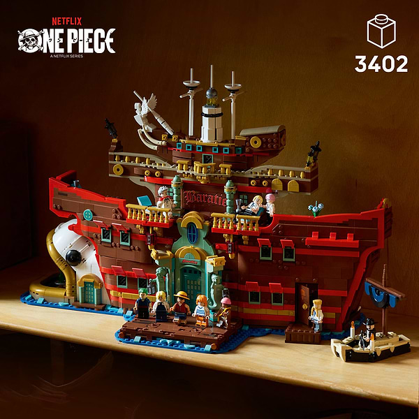 Фото - Конструктор LEGO ONE PIECE Плавучий ресторан «Барати» (75640)