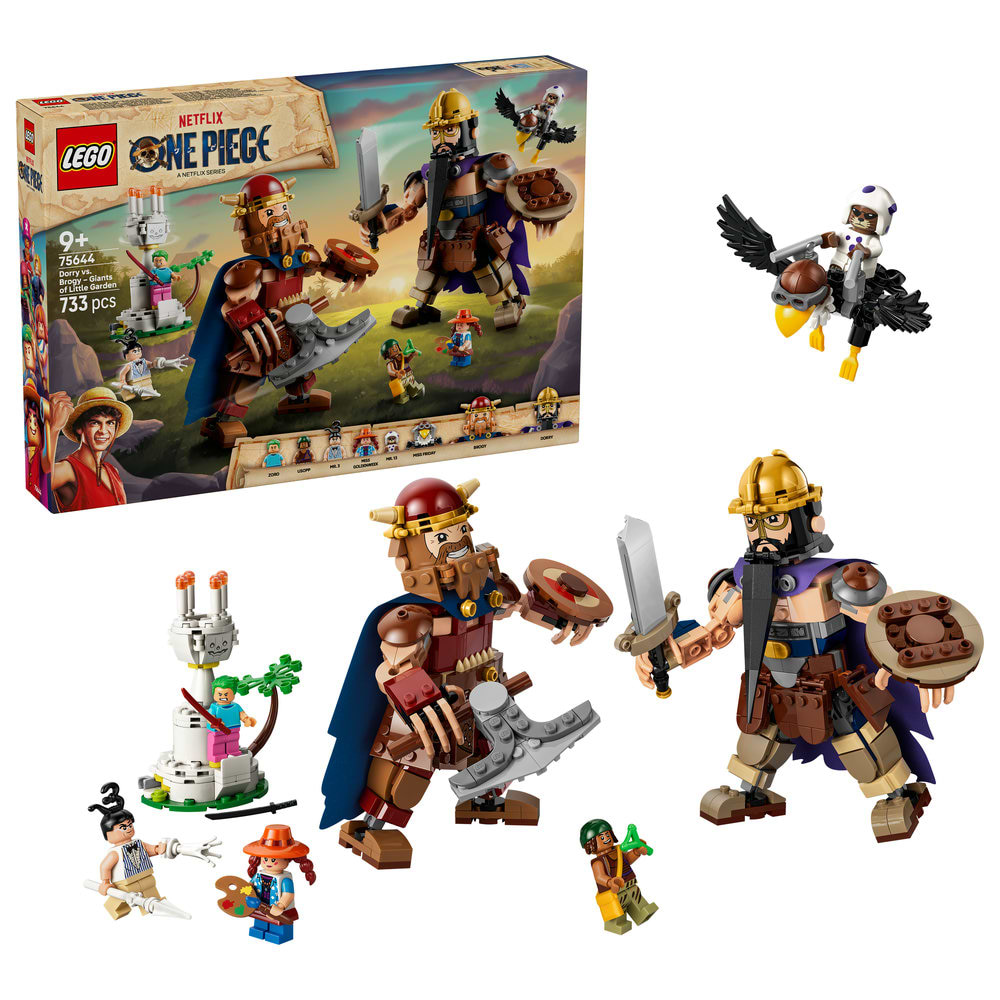 Конструктор LEGO ONE PIECE Дорри против Броги: гиганты «Малого Сада» (75644)