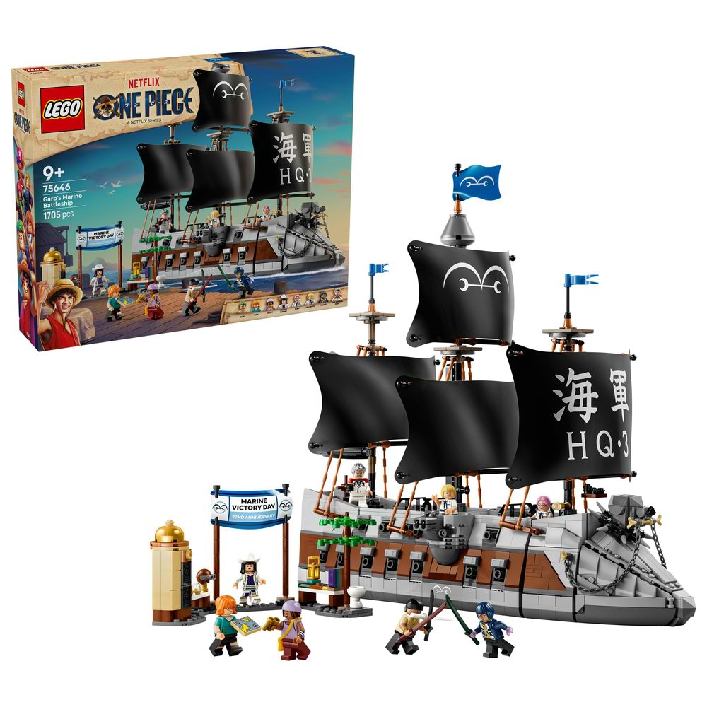 Конструктор LEGO ONE PIECE Морской боевой корабль Гарпа (75646)