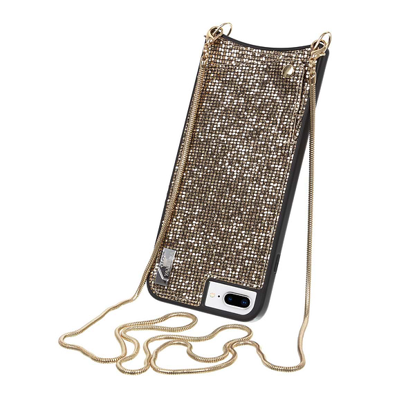 Фото - Чохол для смартфону BeCover Glitter Wallet for Apple iPhone 6 Plus/6s Plus/7 Plus/8 Plus Gold (703610)