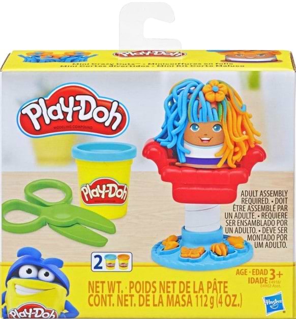Купити Набори для ліплення Play Doh Hasbro Улюблені набори в мініатюрі "Божевільні зачіски" (E4902_E4918) - Фото 1 Набори для ліплення Play Doh Hasbro Улюблені набори в мініатюрі "Божевільні зачіски" (E4902_E4918) - Фото 1