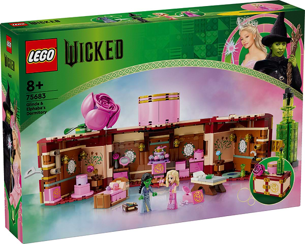Фото - Конструктор LEGO Wicked Кімната Ґлінди й Ельфаби (75683)