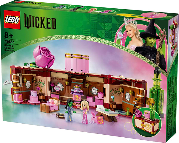 Фото - Конструктор LEGO Wicked Кімната Ґлінди й Ельфаби (75683)