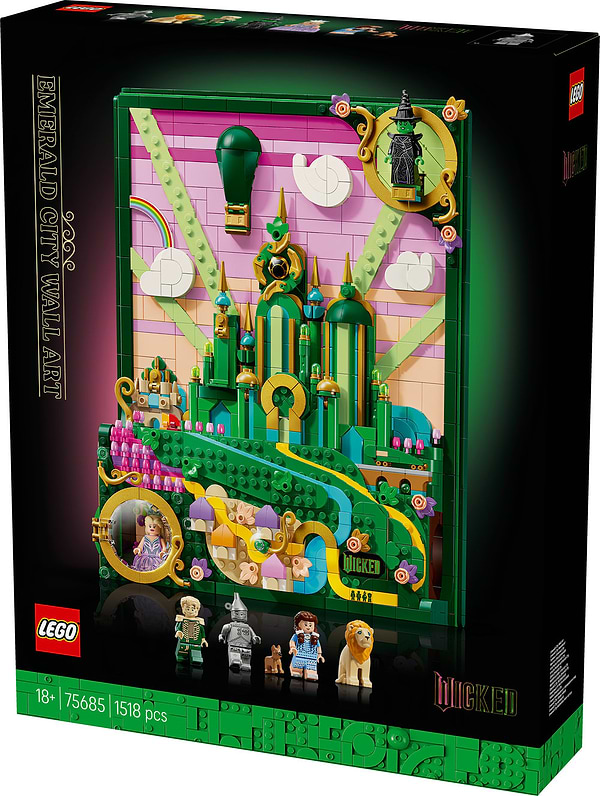 Фото - Конструктор LEGO Wicked Эмеральд-сити Настенный декор (75685)