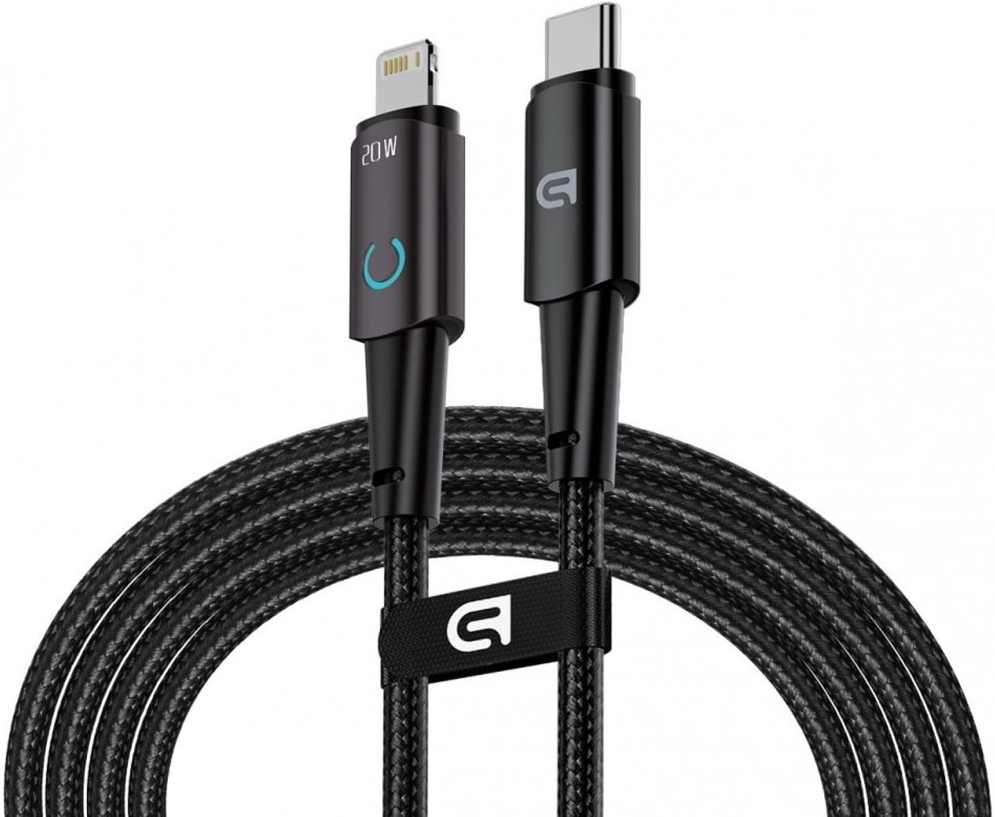Кабель Armorstandart AT-CL USB Type-C to Lightning 20W 1.2m Black (ARM75865)