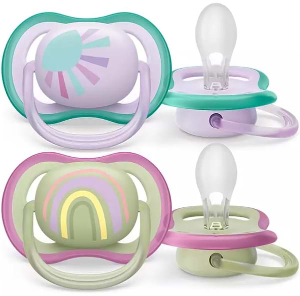 Фото - Ортодонтическая пустышка Philips Avent Ultra Air 0-6 мес (SCF085/59)