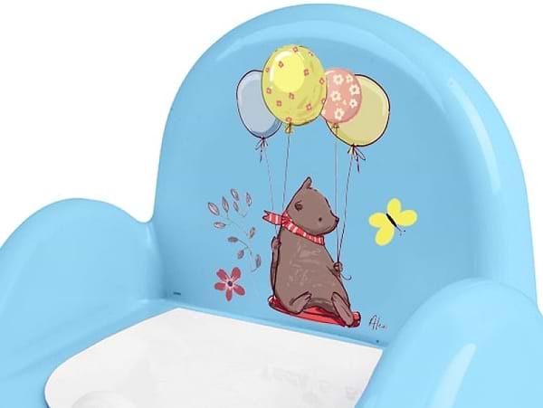 Фото - Горщик дитячий Tega Baby стільчик Лісова казка з музикою Світло-блакитний (PO-073-108)