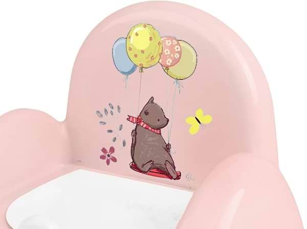 Фото - Горщик дитячий Tega Baby стільчик Лісова казка з музикою Світло-рожевий (PO-073-107)