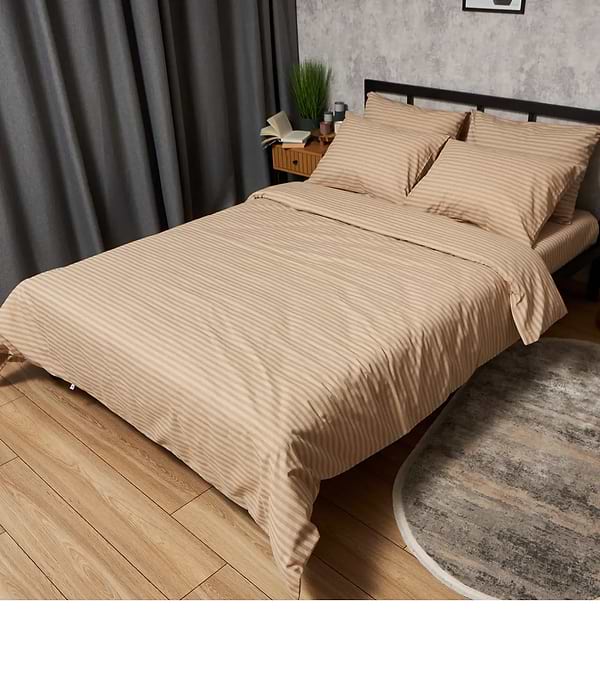 Фото - Комплект постільної білизни Moon&Star Бязь Gold Люкс Sand Lines 160х220х2 нав.2х40х60 (MS-820009760)